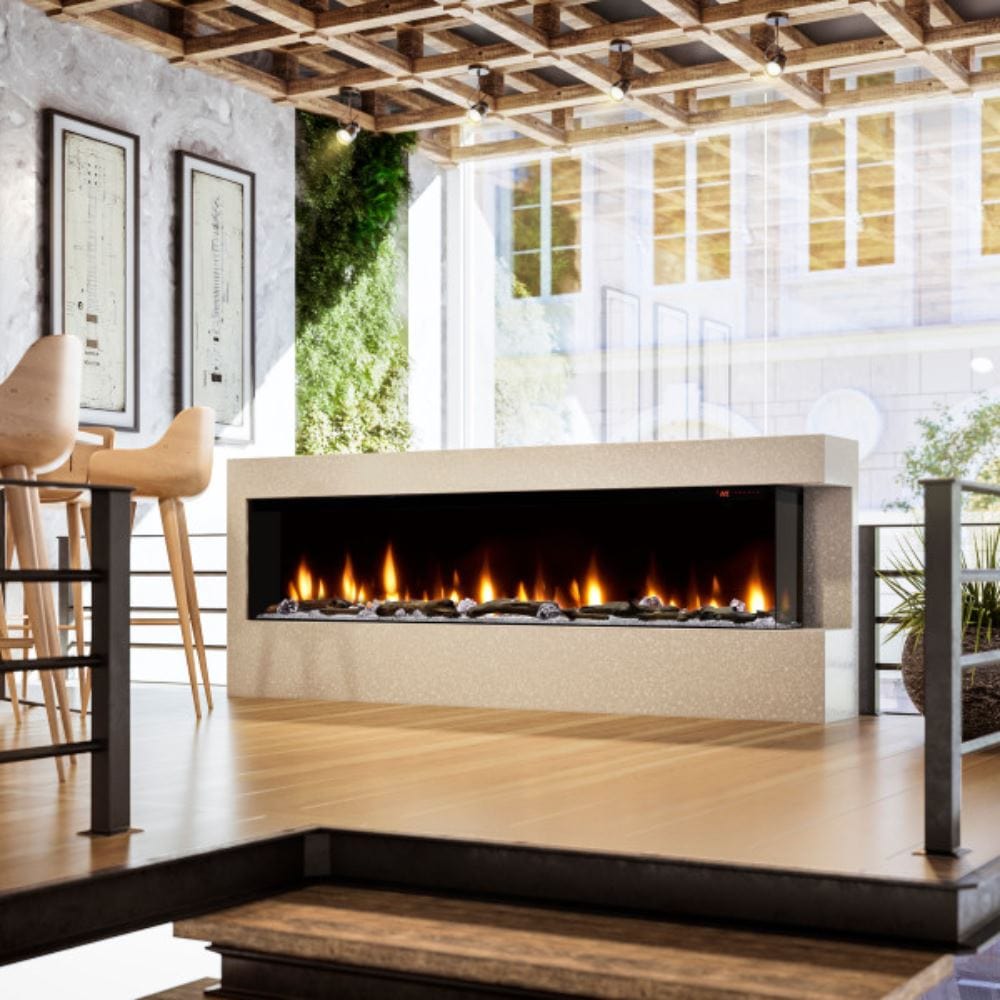 Dimplex Ignite XL Bold 3-Sided Built-In Electric Fireplace.