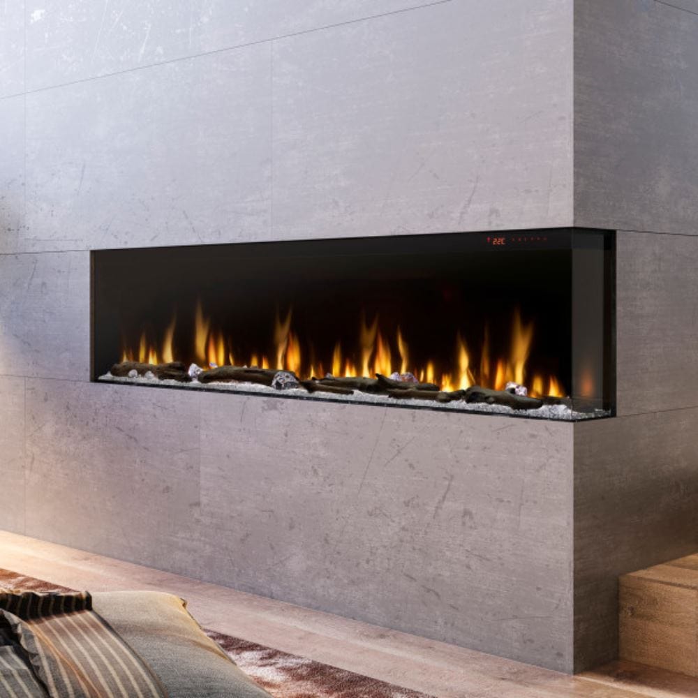 Dimplex Ignite XL Bold 3-Sided Built-In Electric Fireplace.