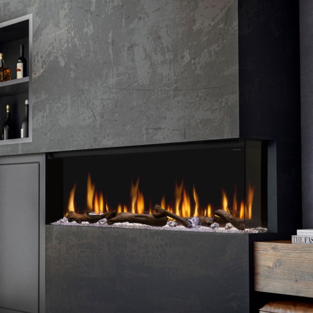 Dimplex Ignite XL Bold 3-Sided Built-In Electric Fireplace.