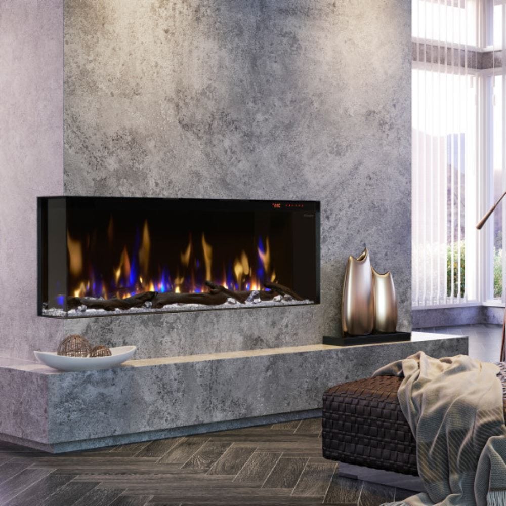 Dimplex Ignite XL Bold 3-Sided Built-In Electric Fireplace.