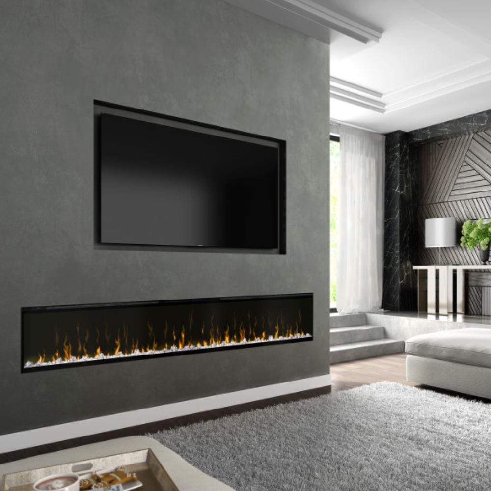 Dimplex IgniteXL 100-Inch Built-in Electric Fireplace (XLF100).