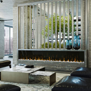 Dimplex IgniteXL 100-Inch Built-in Electric Fireplace (XLF100).