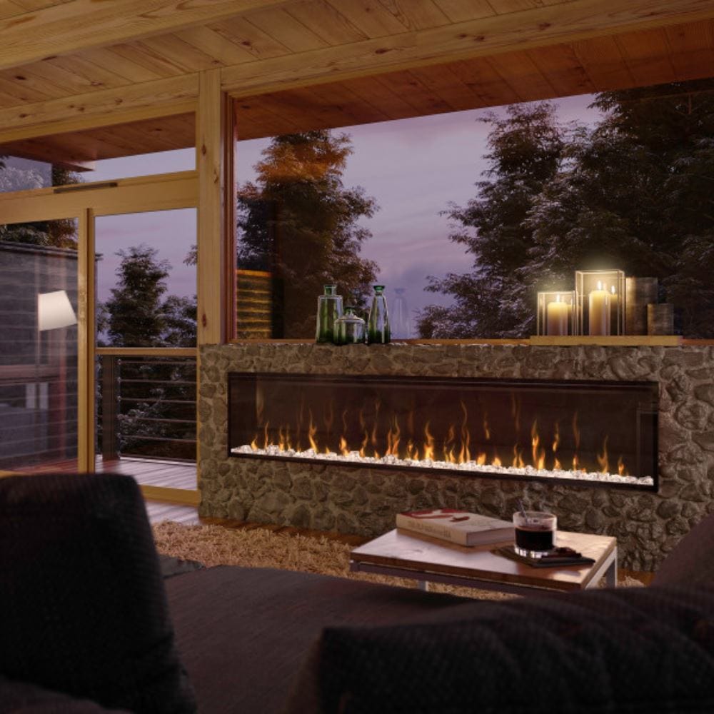Dimplex IgniteXL 74-Inch Built-in Electric Fireplace (XLF74).