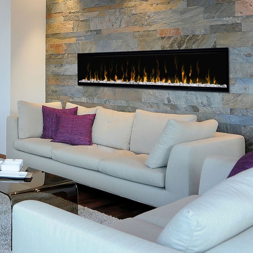 Dimplex IgniteXL 74-Inch Built-in Electric Fireplace (XLF74).