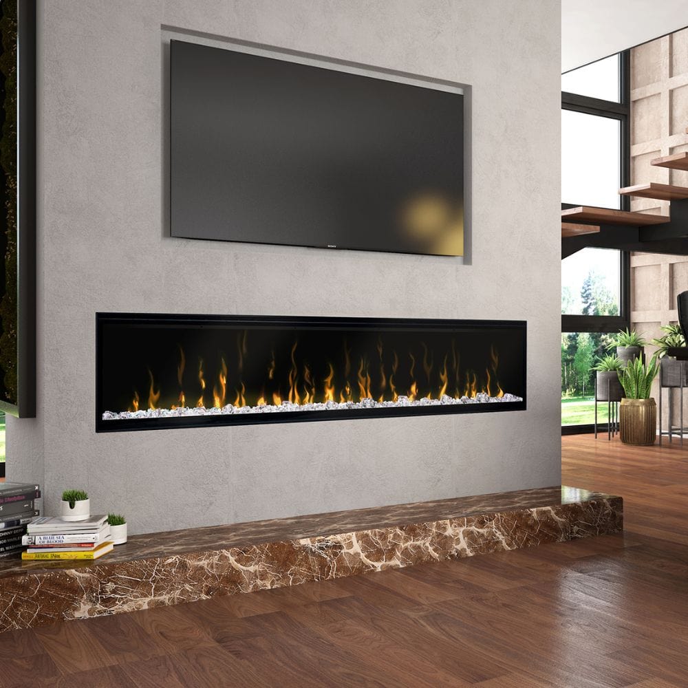 Dimplex IgniteXL 74-Inch Built-in Electric Fireplace (XLF74).