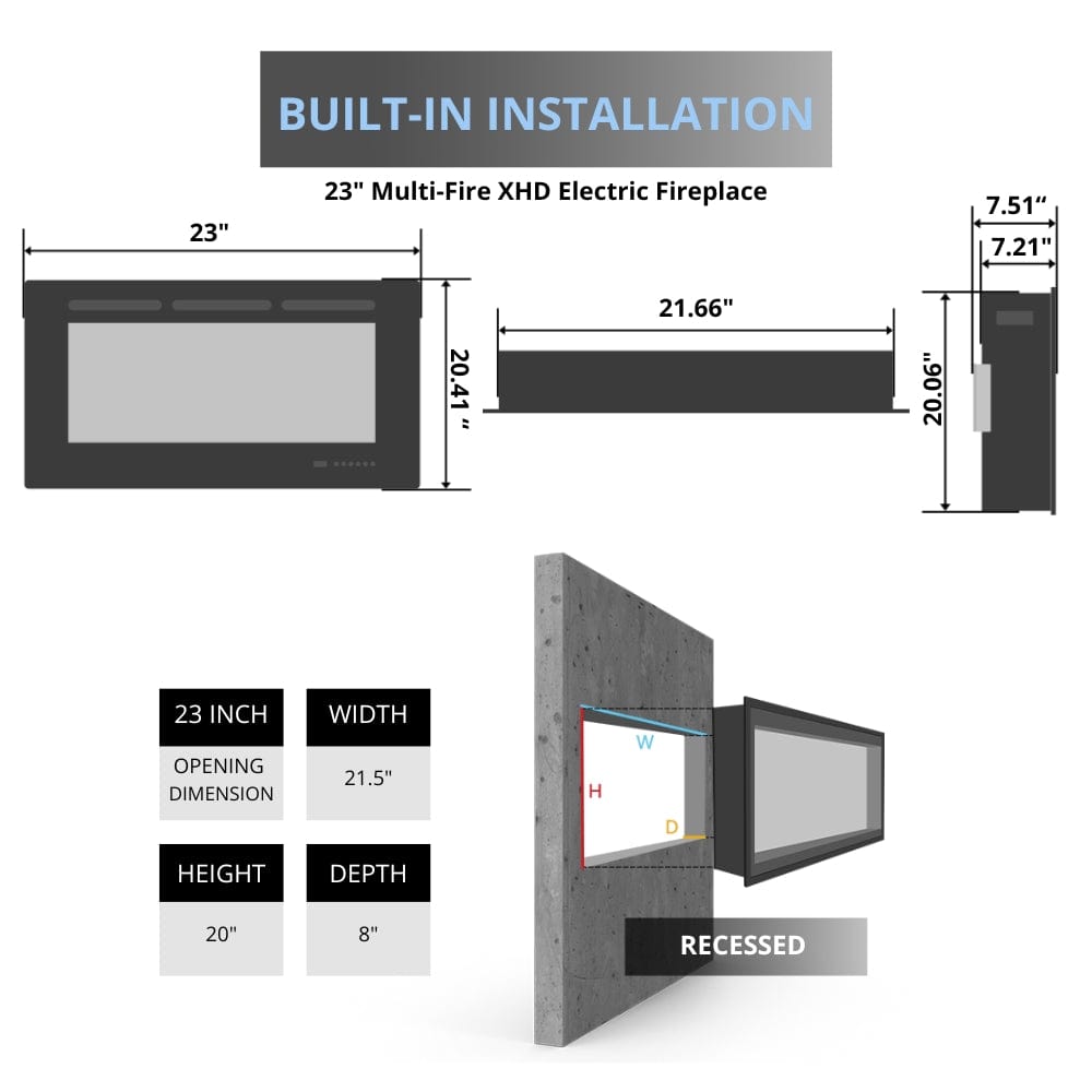 Dimplex Nova XHD Series Plug-in Electric Firebox.