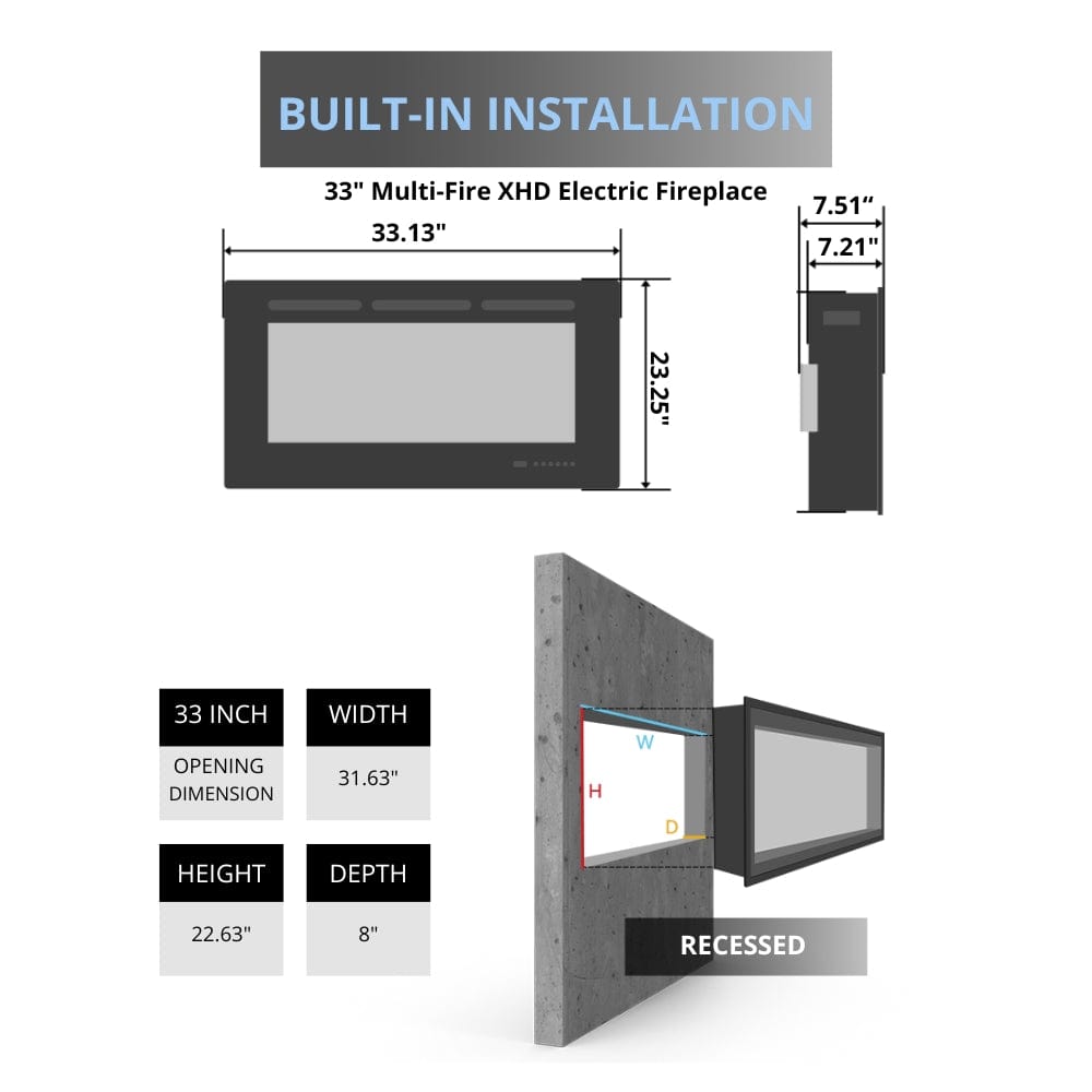 Dimplex Nova XHD Series Plug-in Electric Firebox.