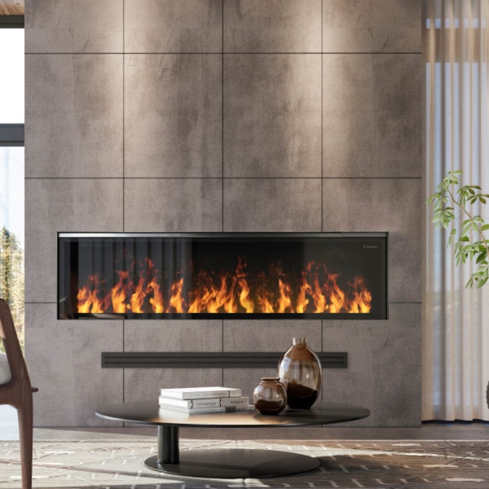 Dimplex Opti-Myst Linear Built-In Vapor Fireplace.