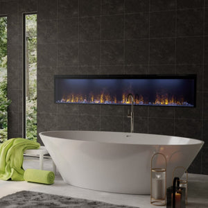 Dimplex Opti-Myst Linear Built-In Vapor Fireplace.