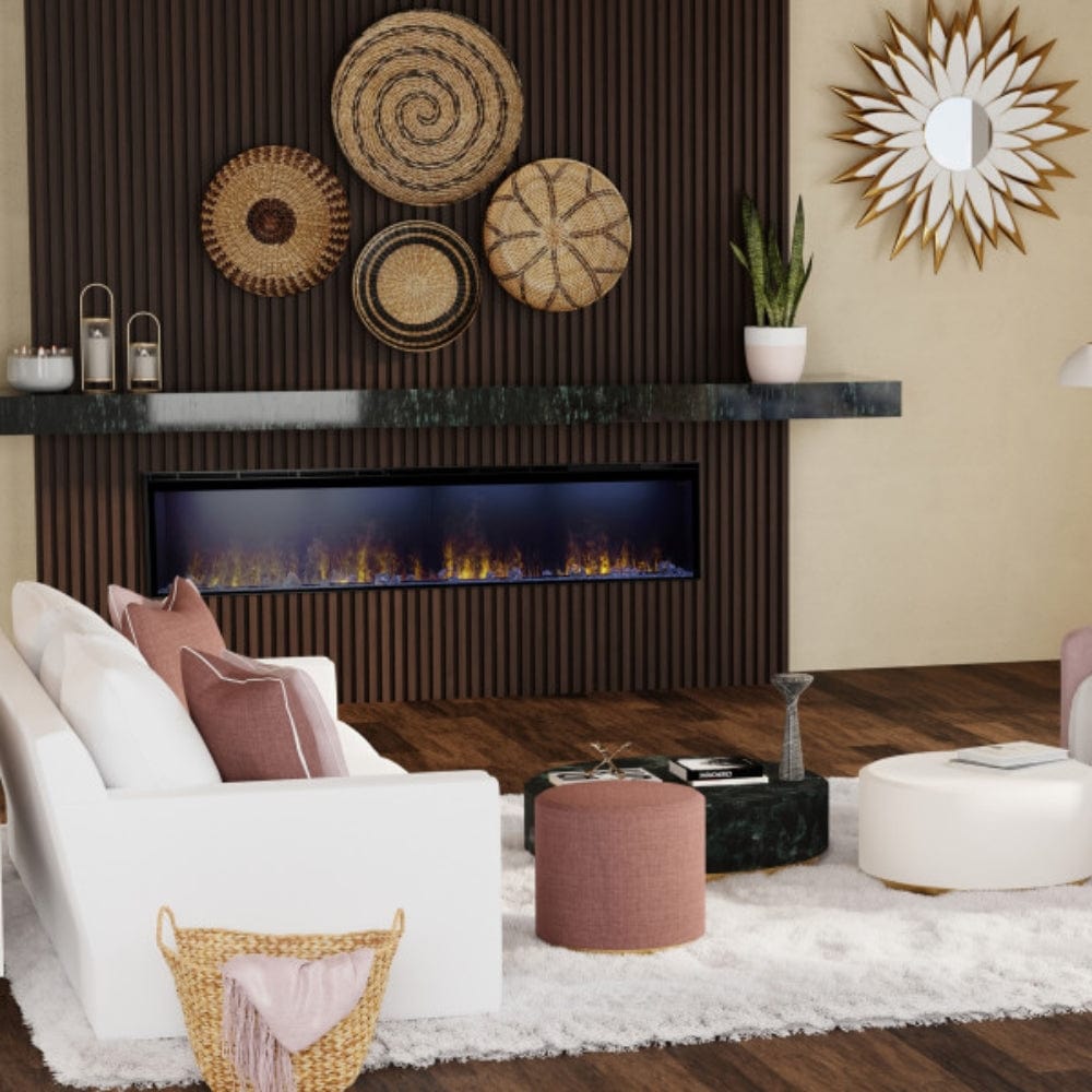 Dimplex Opti-Myst Linear Built-In Vapor Fireplace.