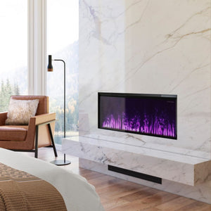 Dimplex Opti-Myst Linear Built-In Vapor Fireplace.