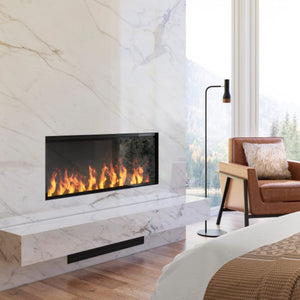 Dimplex Opti-Myst Linear Built-In Vapor Fireplace.