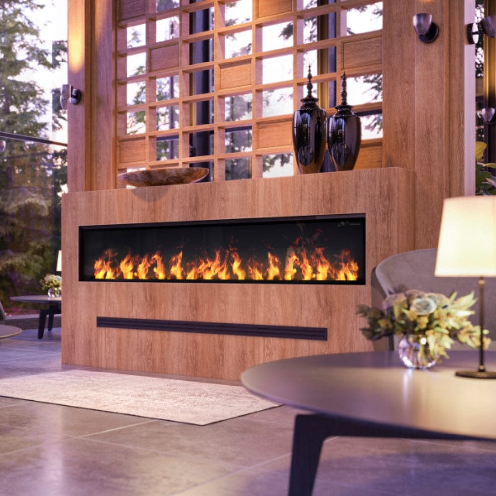 Dimplex Opti-Myst Linear Built-In Vapor Fireplace.