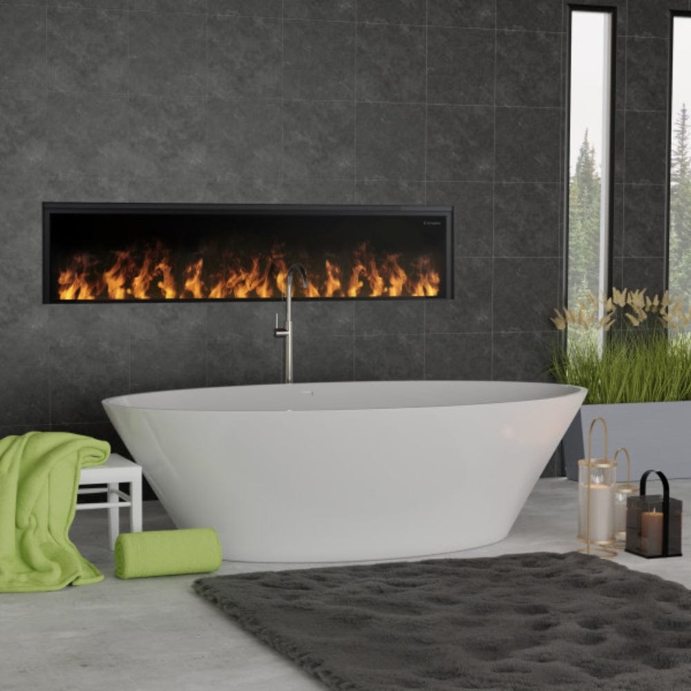 Dimplex Opti-Myst Linear Built-In Vapor Fireplace.