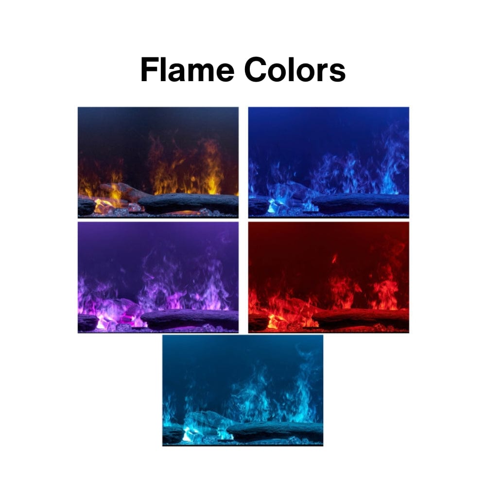 Dimplex Opti-Myst Linear Built-In Vapor Fireplace.