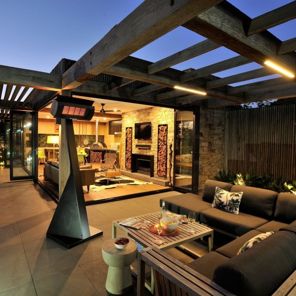 Dimplex Portable Outdoor Propane Infrared Patio Heater (DGR32PLP).