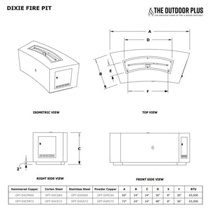 The Outdoor Plus Dixie Metal Fire Pit.