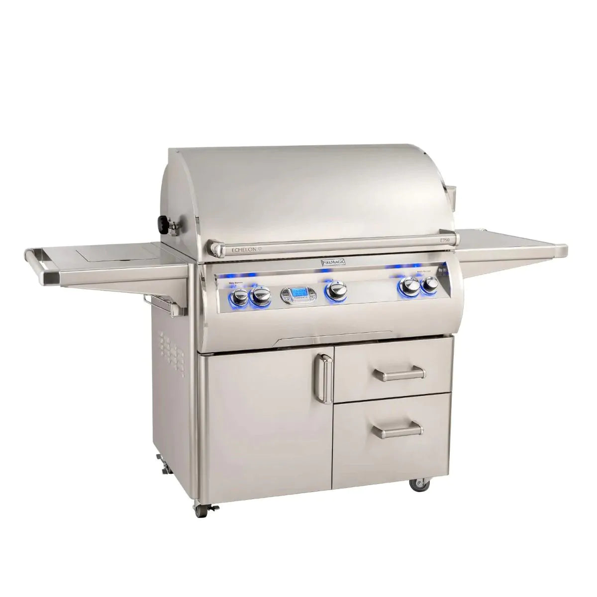 Fire Magic Echelon Diamond E790s 36-Inch Freestanding Gas Grill With Rotisserie, Single Side Burner & Digital Thermometer, Natural Gas (E790S-8E1N-62).