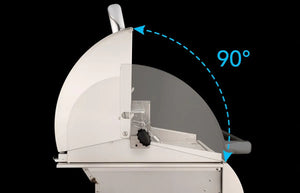 Fire Magic Echelon Diamond E790i 36-Inch Natural Gas Built-In Grill with 1 Sear Burner, Backburner, Rotisserie Kit, Magic View Window and Analog Thermometer (E790I-8LAN-W).