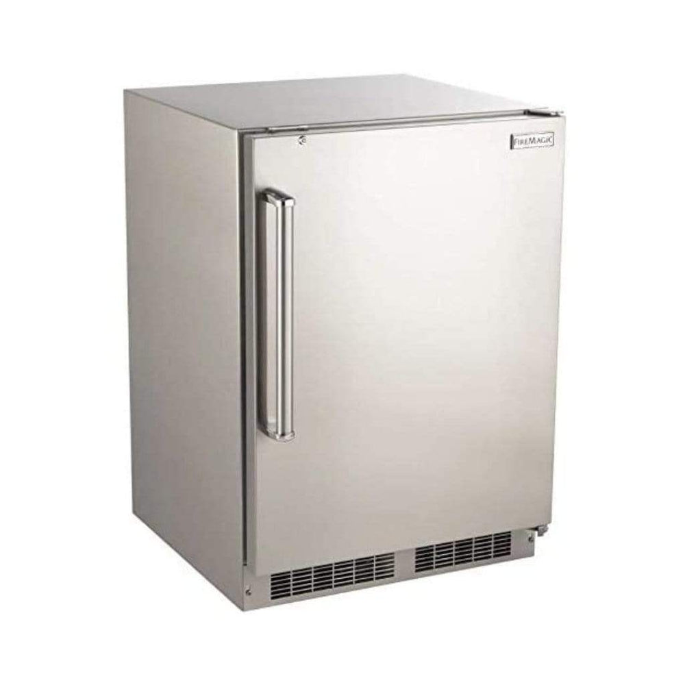 Fire Magic 24" Outdoor Rated Compact Refrigerator w/ Stainless Steel Premium Door (3589-DR/L)