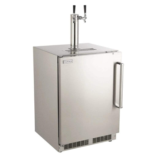 Fire Magic 24" Outdoor Rated Dual Tap Kegerator w/ Stainless Steel Premium Door (3594-DR/L)