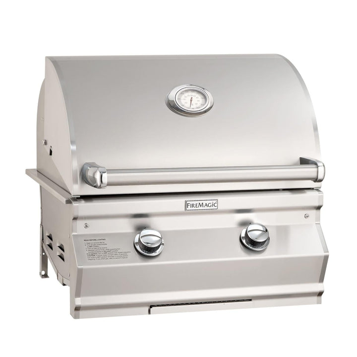 Fire Magic 24-Inch Choice Multi-User Built-In Propane Gas Grill with Analog Thermometer (CM430I-RT1P).