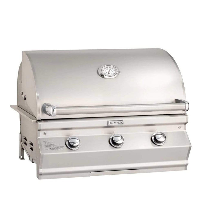 Fire Magic 30" 3-Burner Choice Multi-User Built-In Gas Grill w/ Analog Thermometer (CM540i)