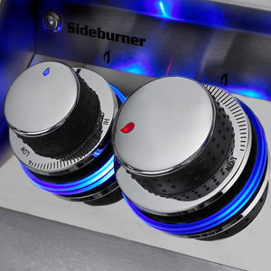 Fire Magic 30-Inch Built-In Propane Gas Grill with Rotisserie And Analog Thermometer in Stainless Steel (A540I-8EAP).