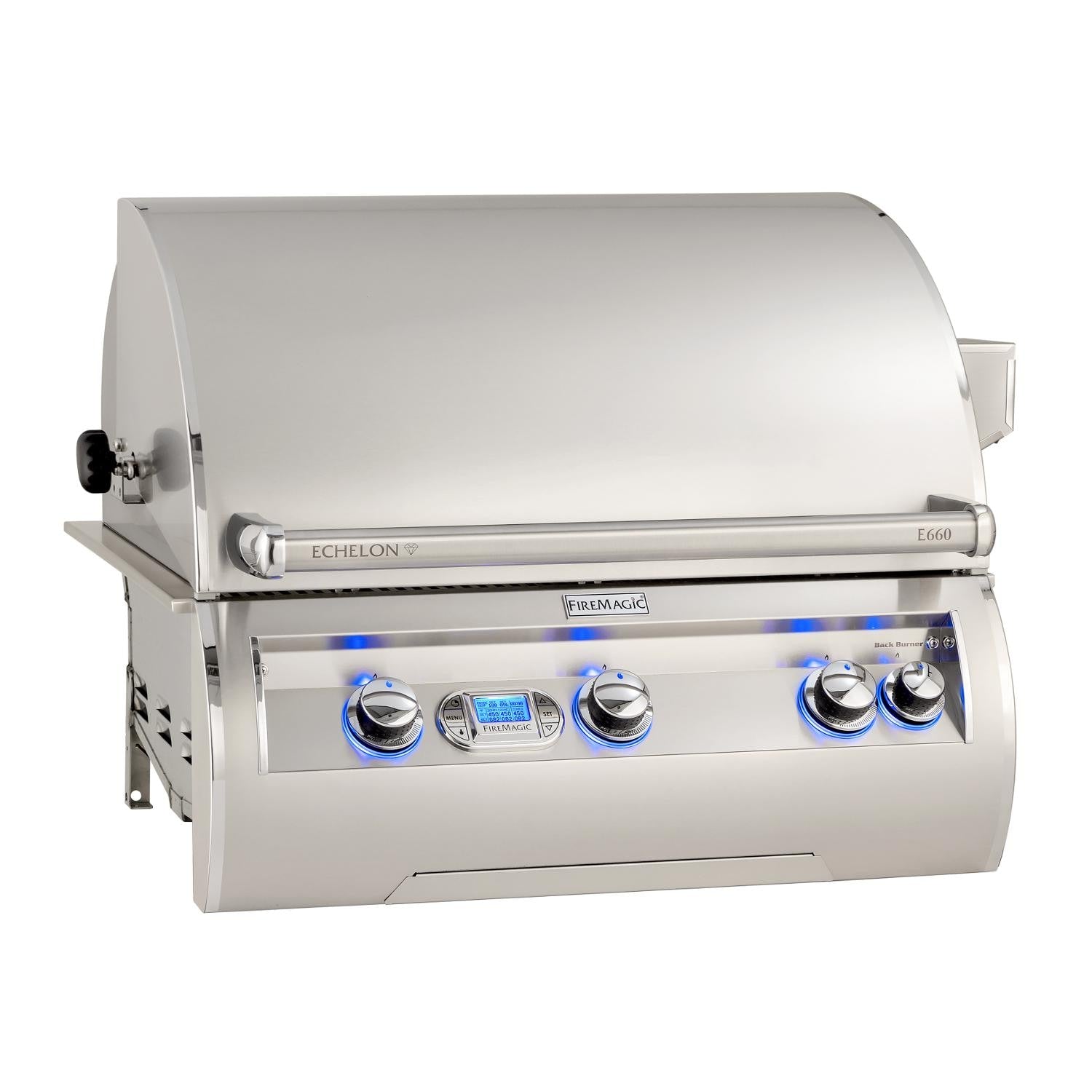 Fire Magic Echelon Diamond E660I 30-Inch Built-In Gas Grill with Rotisserie and Digital Thermometer, Propane (E660I-8E1P).
