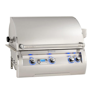 Fire Magic Echelon Diamond E660I 30-Inch Built-In Natural Gas Grill with One Infrared Burner, Rotisserie, & Digital Thermometer (E660I-8L1N).