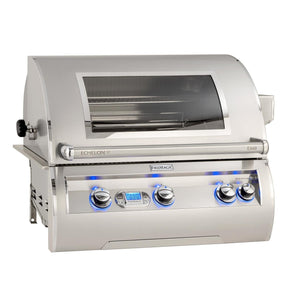 Fire Magic 30-Inch Echelon Diamond Built-In Natural Gas Grill, One Infrared Burner, Magic View Window, Rotisserie & Digital Thermometer (E660I-8L1N-W).