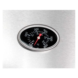 Fire Magic 30-Inch Legacy Built-In Smoker Charcoal Grill in Stainless Steel (14-SC01C-A).
