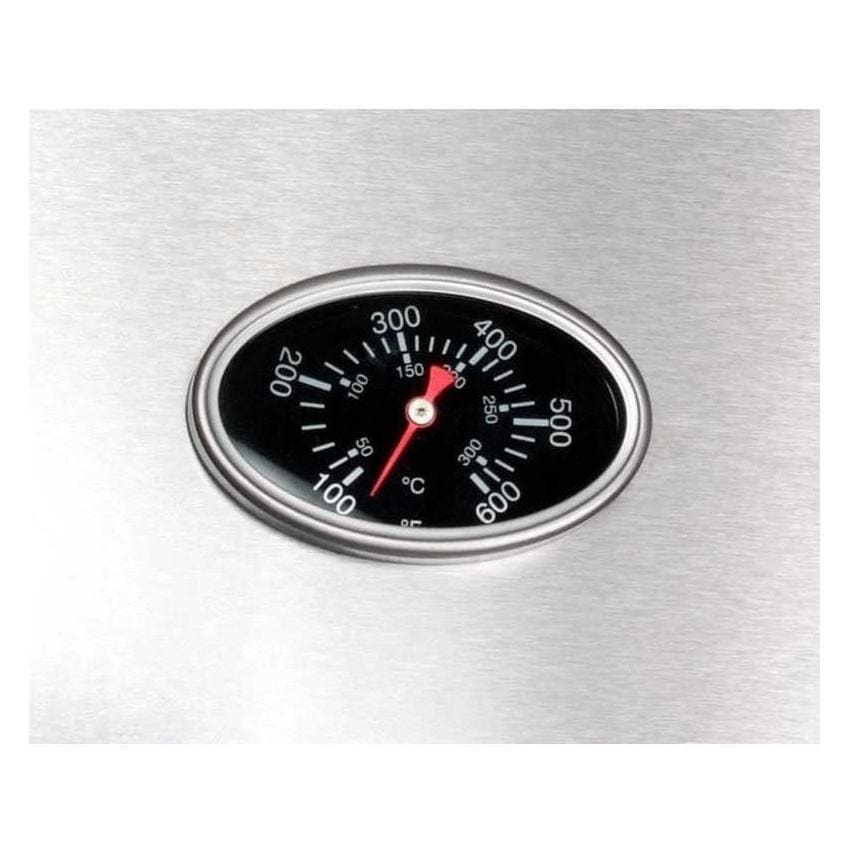 Fire Magic 30-Inch Legacy Built-In Smoker Charcoal Grill in Stainless Steel (14-SC01C-A).