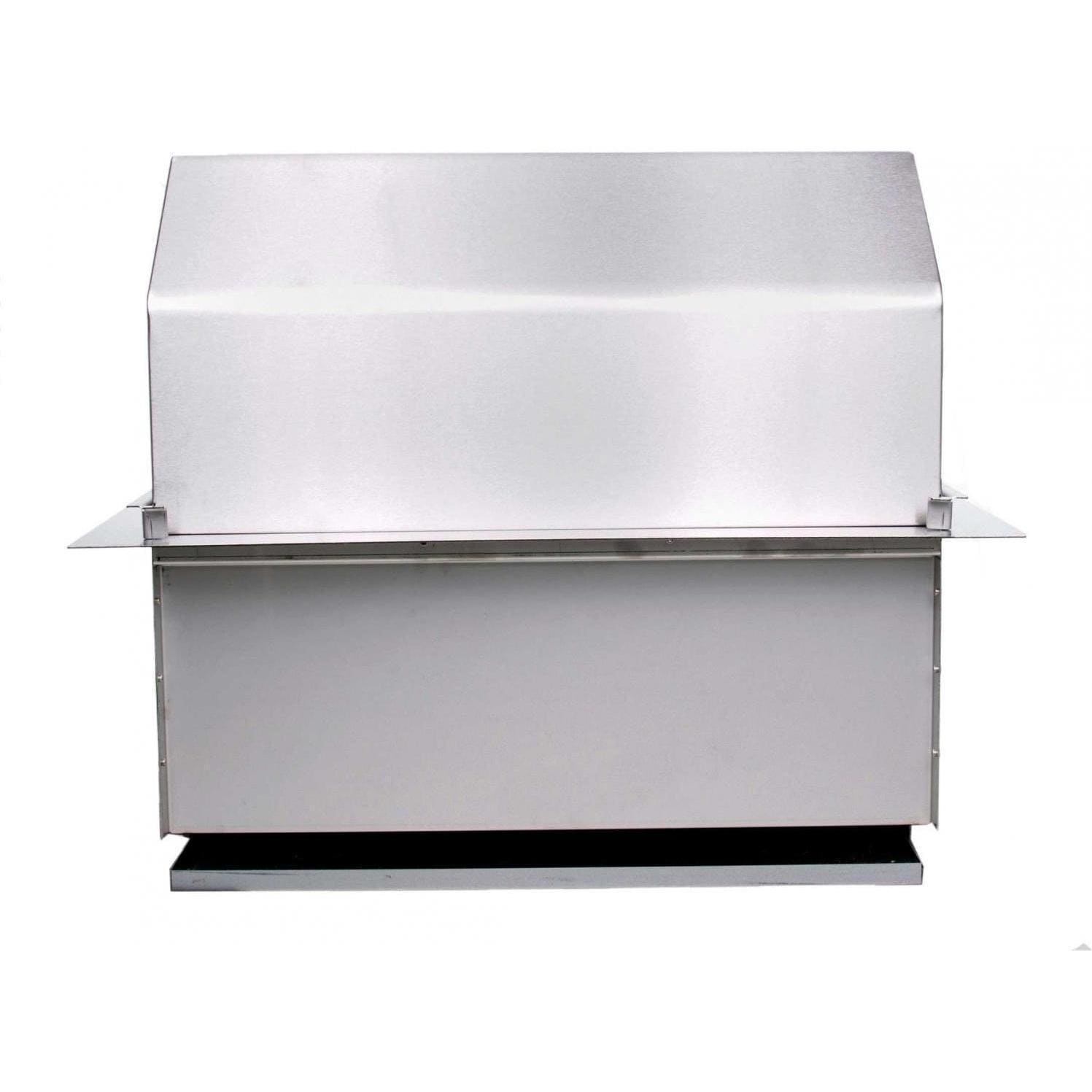 Fire Magic 30-Inch Legacy Built-In Smoker Charcoal Grill in Stainless Steel (14-SC01C-A).