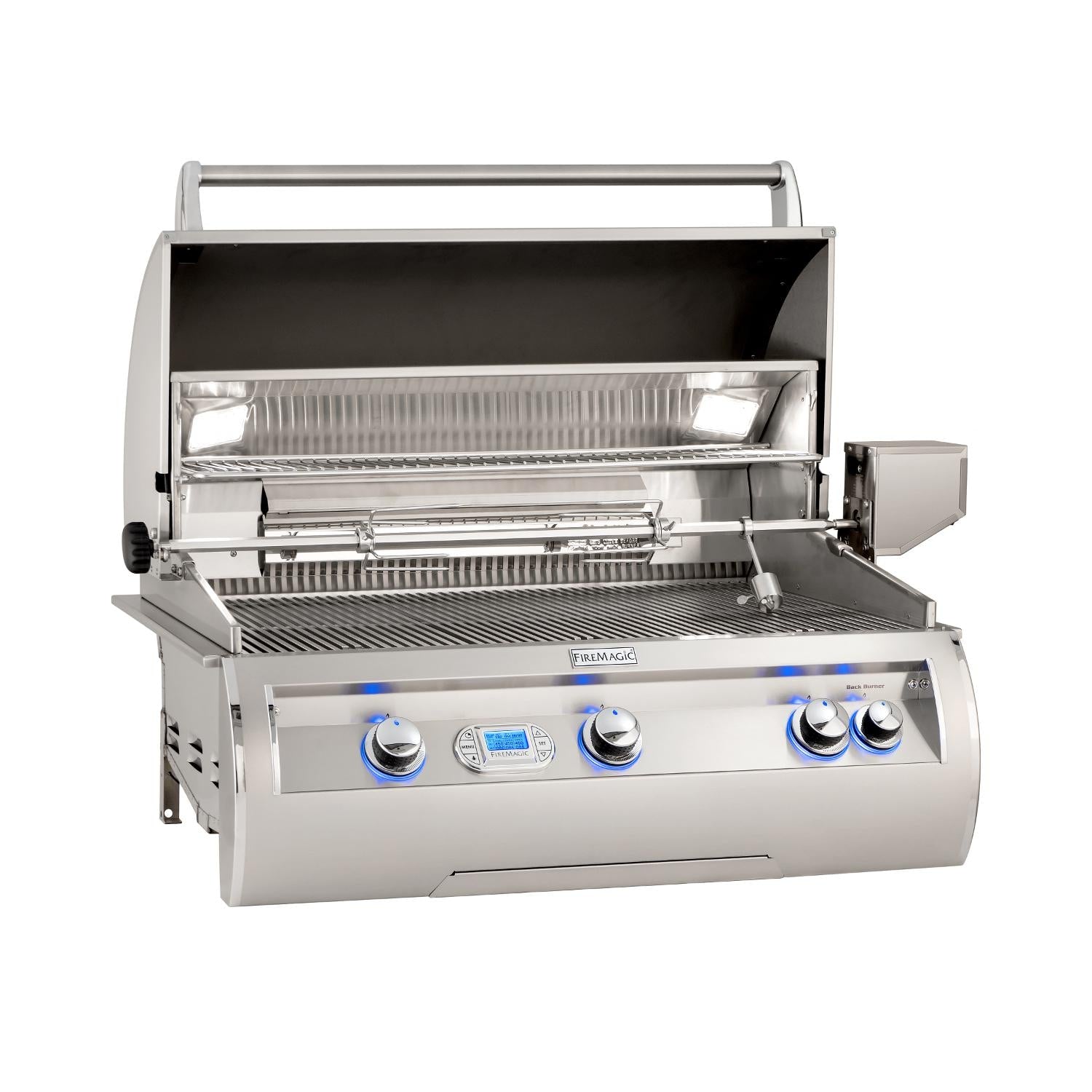 Fire Magic Echelon Diamond E790I 36-Inch Built-In Propane Gas Grill With Rotisserie & Digital Thermometer (E790I-8E1P).