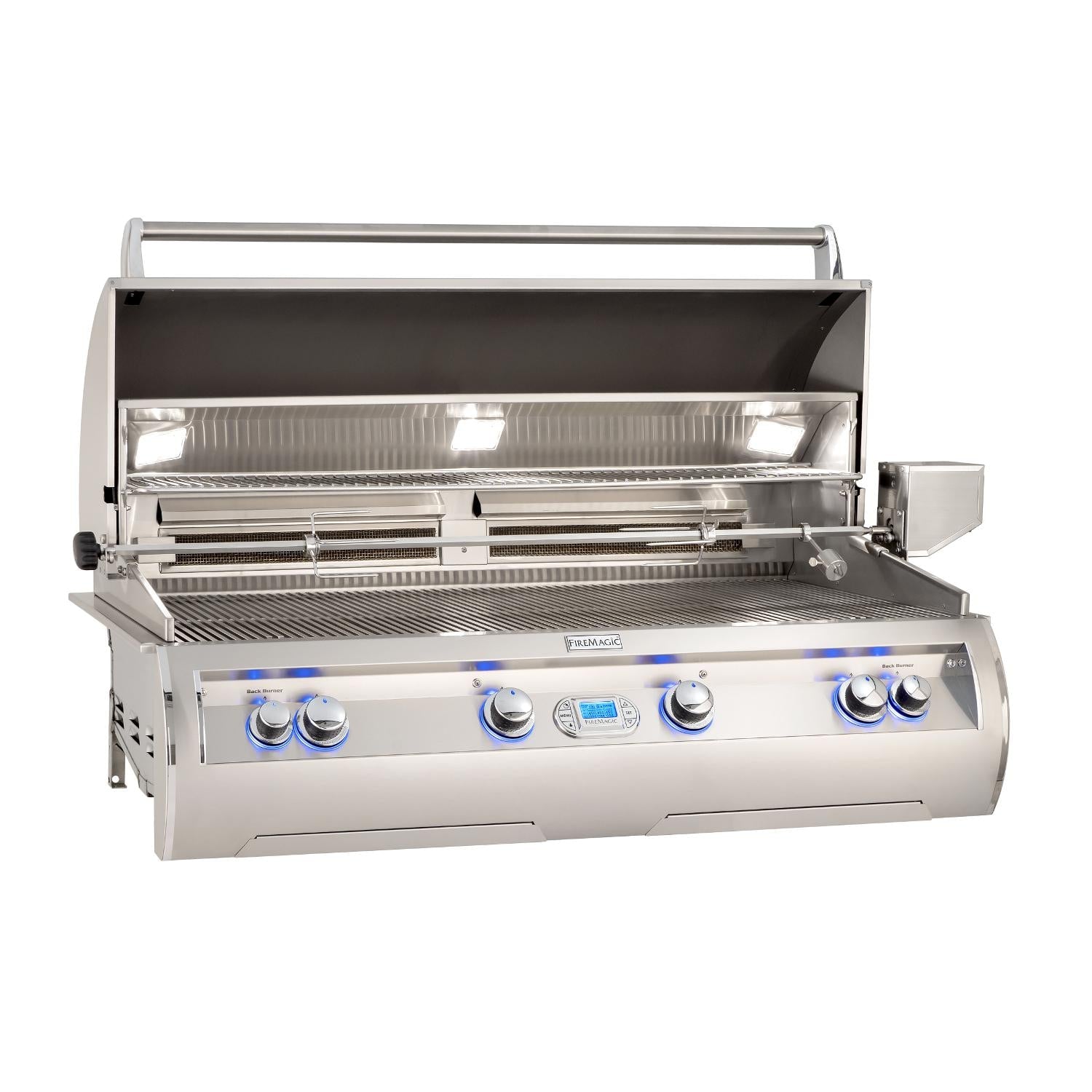 Fire Magic 48-Inch Echelon Diamond Built-In Natural Gas Grill One Infrared Burner in Stainless Steel (E1060I-8L1N).
