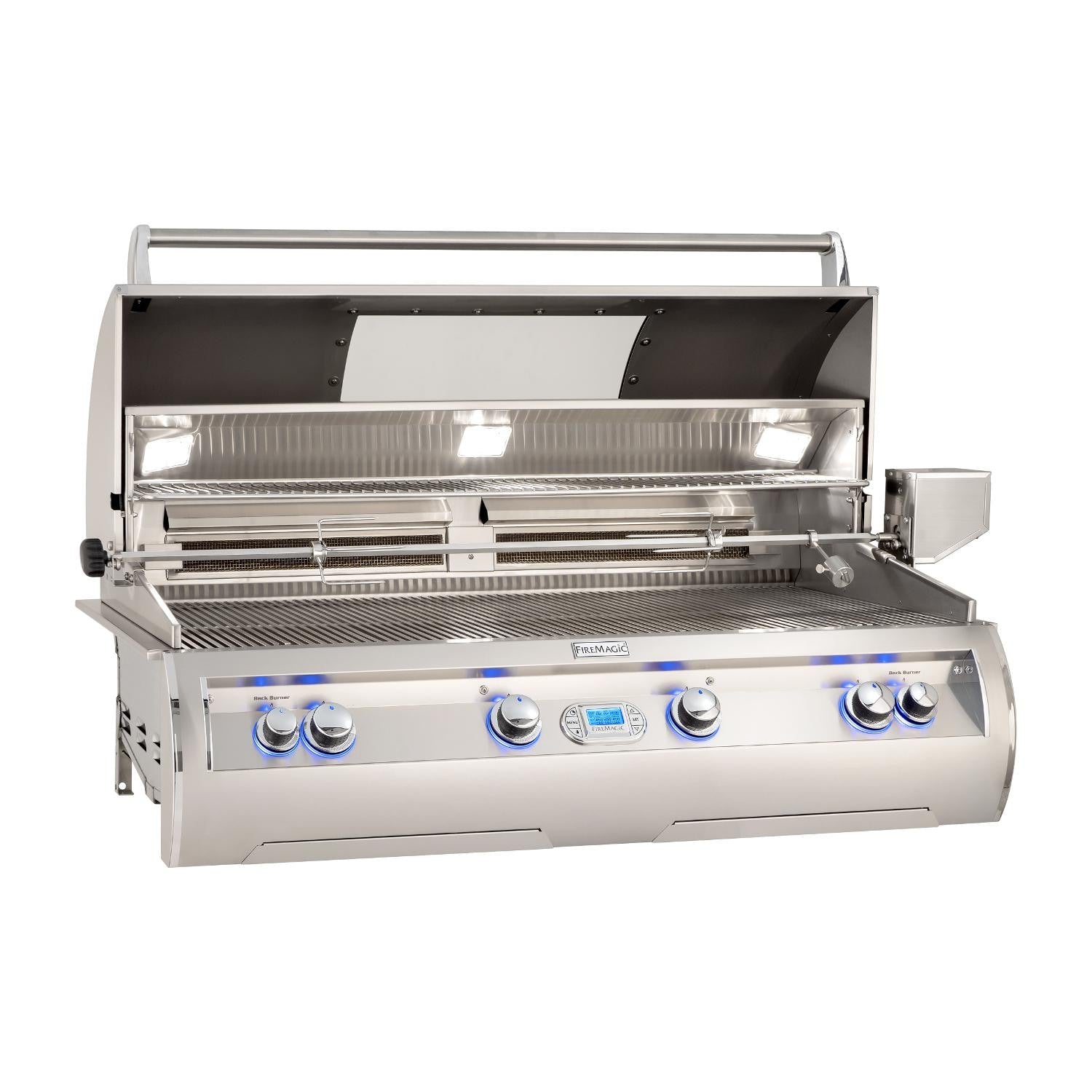 Fire Magic 48-Inch Echelon Diamond Built-In Propane Gas Grill with One Infrared Burner in Stainless Steel (E1060I-8L1P-W).