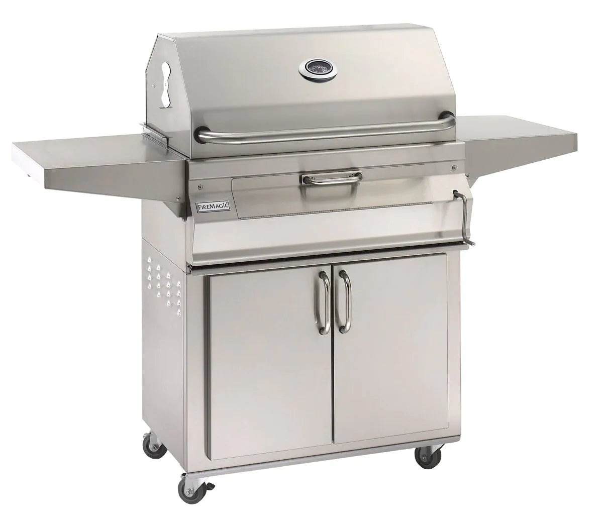 Fire Magic Legacy 30-Inch Freestanding Charcoal Grill With Smoker Oven/Hood (24-SC01C-61).