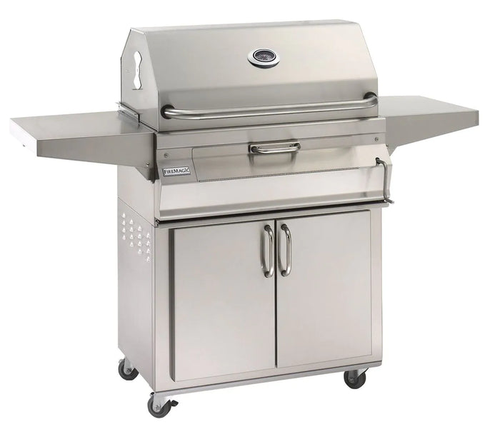 Fire Magic Legacy 30-Inch Freestanding Charcoal Grill With Smoker Oven/Hood (24-SC01C-61).