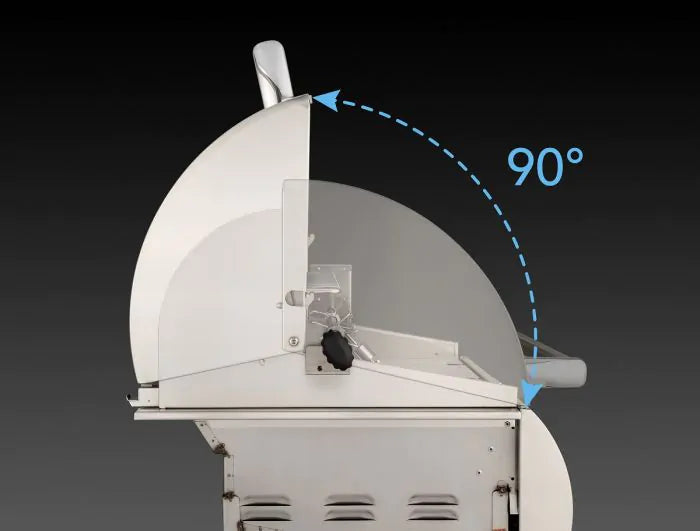 Fire Magic Echelon Diamond E790s 36-Inch Freestanding Gas Grill With Rotisserie, Double Side Burner, Digital Thermometer & Magic View Window, Natural Gas (E790S-8E1N-71-W).