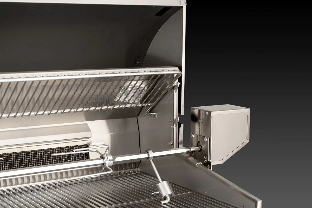 Fire Magic Aurora A830s 46-Inch Propane Gas and Charcoal Freestanding Dual Grill with 1 Sear Burner and Analog Thermometer (A830S-7LAP-61-CB).