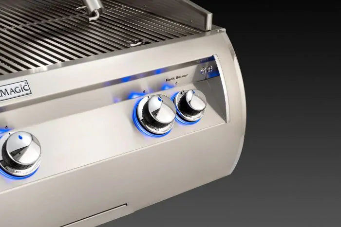 Fire Magic Echelon Diamond E1060s 48-Inch A Series Freestanding Gas Grill With Rotisserie, Single Side Burner, Analog Thermometer & Magic View Window, Natural Gas {E1060S-8EAN-62-W}.