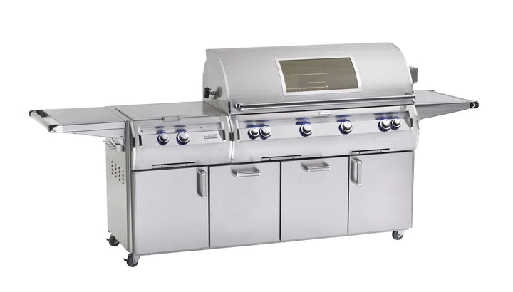 Fire Magic Echelon Diamond E1060s 48-Inch A Series Freestanding Gas Grill With Rotisserie, Power Burner, Analog Thermometer & Magic View Window, Natural Gas (E1060S-8EAN-51-W).