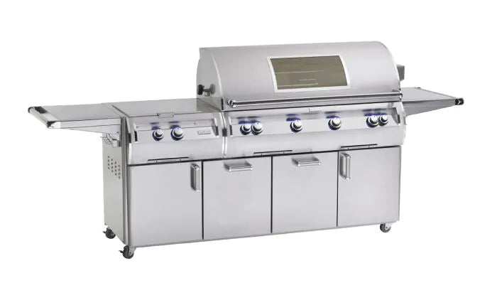 Fire Magic Echelon Diamond E1060s 48-Inch A Series Freestanding Gas Grill With Rotisserie, Infrared Burner, Power Burner, Analog Thermometer & Magic View Window, Propane (E1060S-8LAP-51-W).
