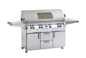Fire Magic Echelon Diamond E1060s 48-Inch Freestanding Gas Grill With Rotisserie, Single Side Burner, Digital Thermometer & Magic View Window, Propane (E1060S-8E1P-62-W).