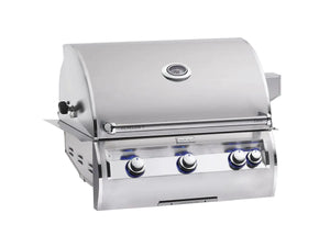 Fire Magic Echelon Diamond E660i 30-Inch Natural Gas Built-In Grill with Backburner, Rotisserie Kit and Analog Thermometer (E660I-8EAN).