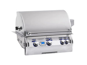 Fire Magic Echelon Diamond E660i 30-Inch Natural Gas Built-In Grill with Backburner, Rotisserie Kit and Digital Thermometer (E660I-8E1N).