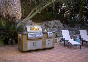 Fire Magic Echelon Diamond E660i 30-Inch Natural Gas Built-In Grill with 1 Sear Burner, Backburner, Rotisserie Kit, Magic View Window and Analog Thermometer (E660I-8LAN-W).