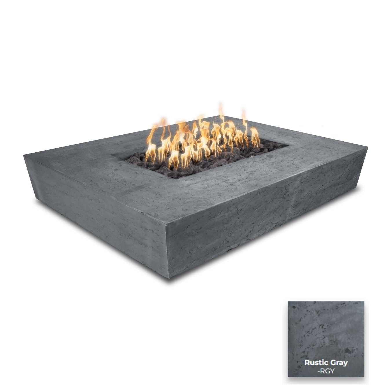 The Outdoor Plus Heiko Concrete Fire Pit.
