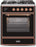 ILVE 30" Majestic II Series Gas Burner and Electric Oven Range with 5 Sealed Burners (UM30DNE3)